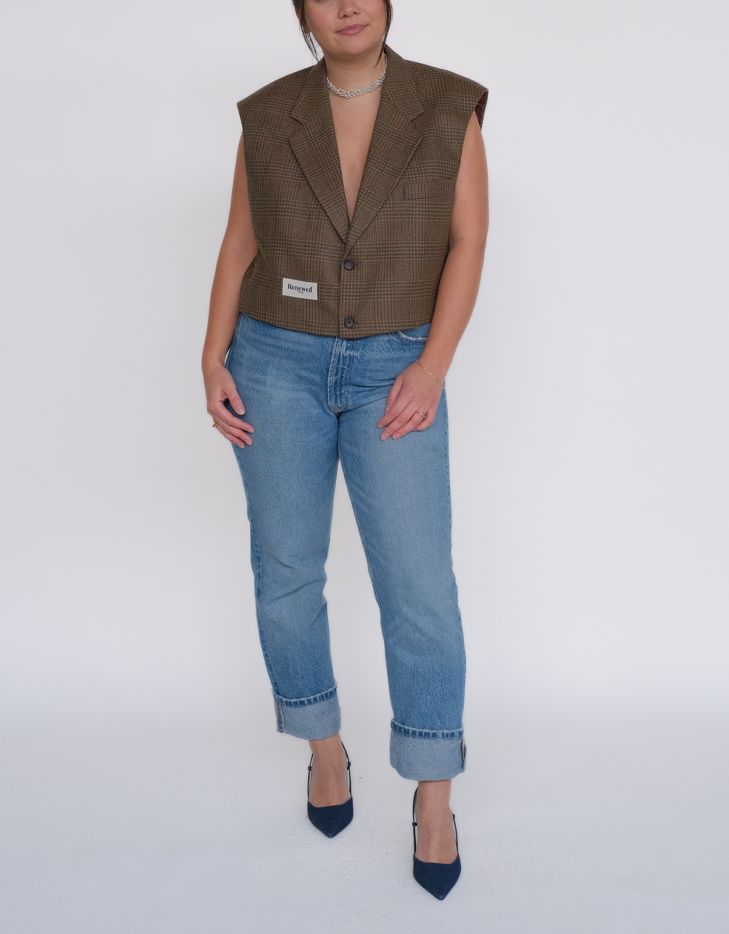 Dex cropped gilet